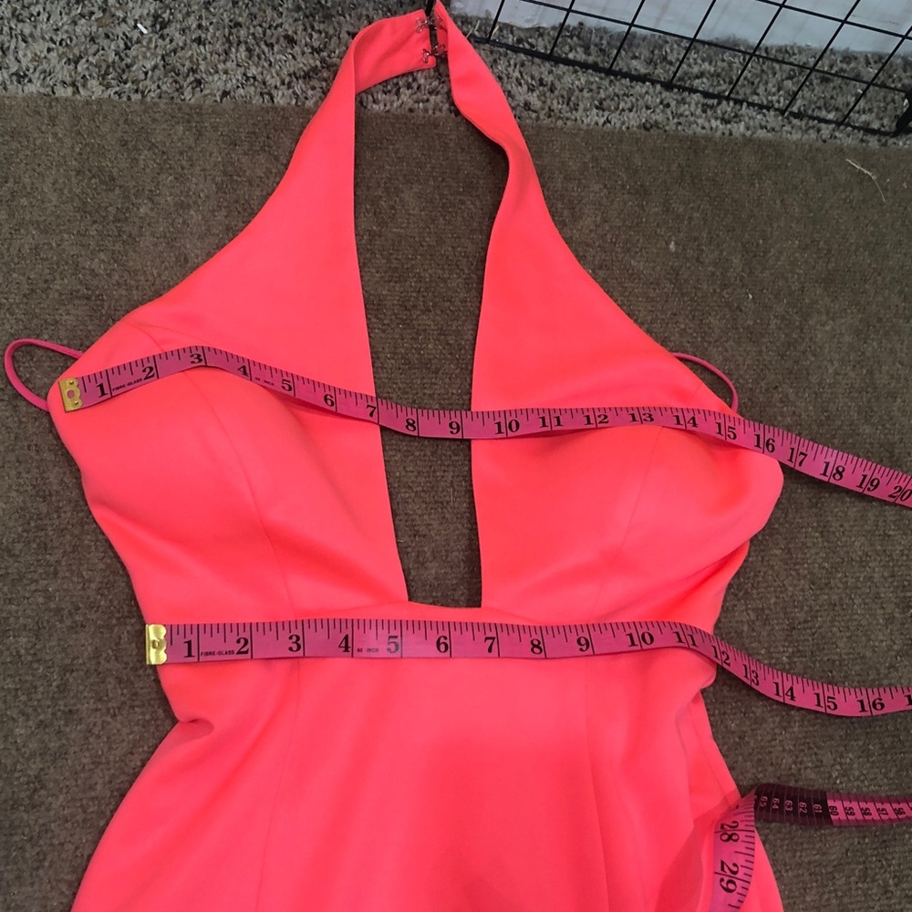 Mia Paluzzi Formal Maxi Dress Size 2 Neon Pink - Picture 8 of 11
